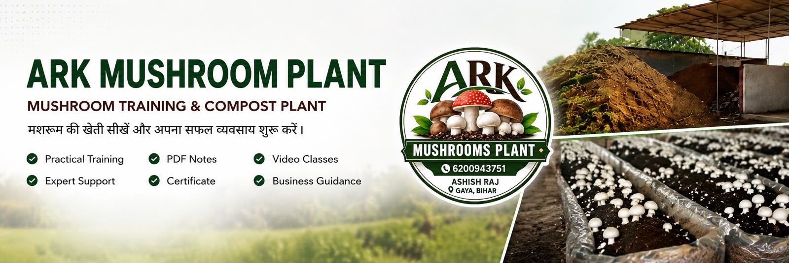 DG Mushroom Agriculture Showcase Banner